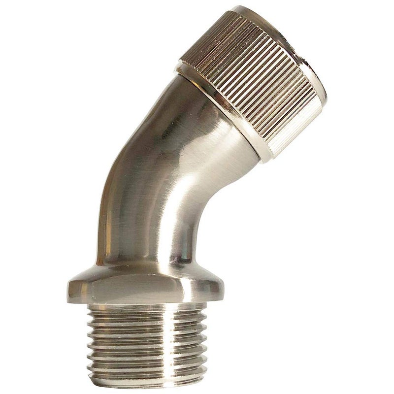 MissMin Elbow Adapter for Shower Head Brushed Nickel - Image 1